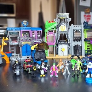 Fisher Price Imaginext Batman Playsets with Figures and Vehicles